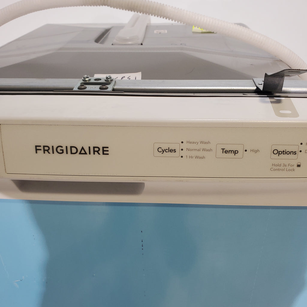 Pictures of 24 in. White ENERGY STAR Frigidaire  Front Control Dishwasher with Stay-Put Door - Scratch & Dent - Minor - Neu Appliance Outlet - Discount Appliance Outlet in Austin, Tx