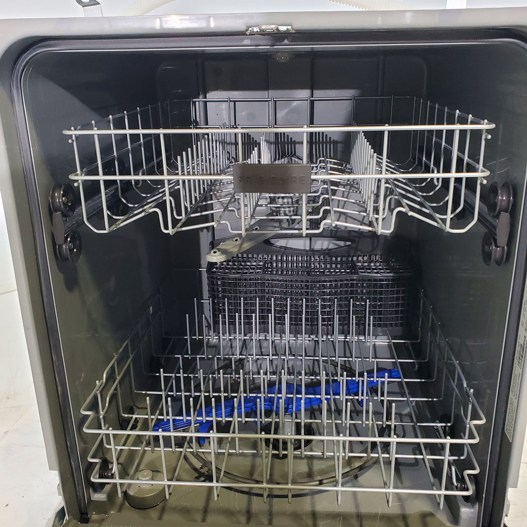 Pictures of 24 in. White ENERGY STAR Frigidaire  Front Control Dishwasher with Stay-Put Door - Scratch & Dent - Minor - Neu Appliance Outlet - Discount Appliance Outlet in Austin, Tx