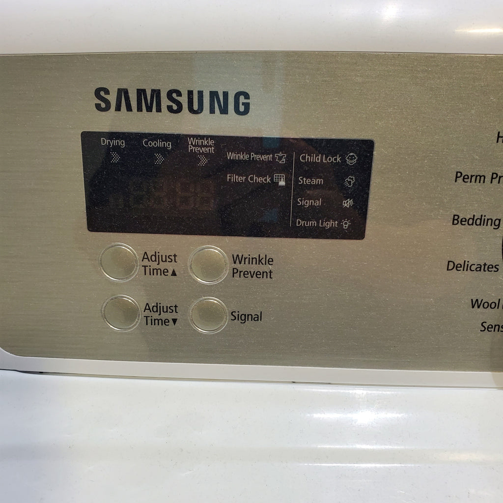 Pictures of Samsung 7.4 cu ft Steam Gas Dryer with 11 Dry Cycles and Remaining Time - Neu Appliance Outlet - Discount Appliance Outlet in Austin, Tx