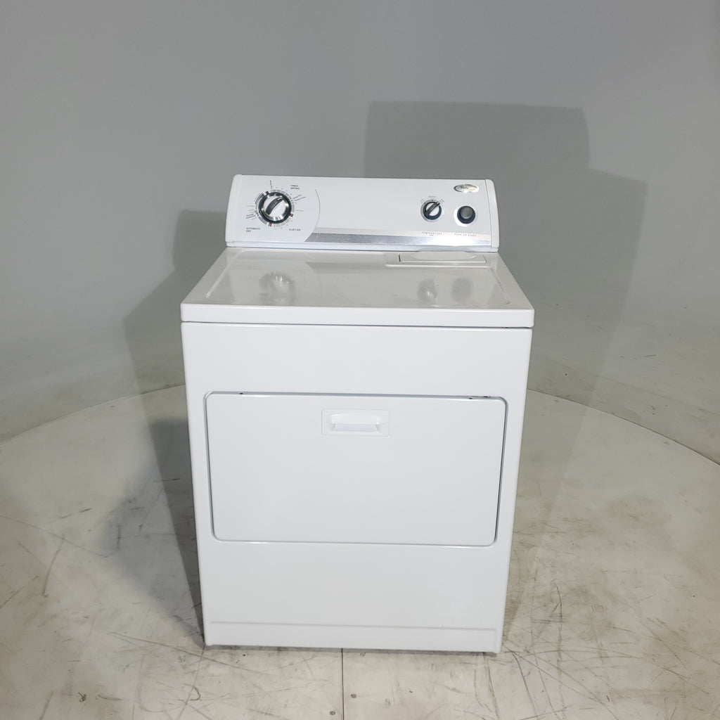 Pictures of Whirlpool White  6.5 Cu. Ft. 8-Cycle Super Capacity Electric Dryer - Certified Refurbished - Neu Appliance Outlet - Discount Appliance Outlet in Austin, Tx