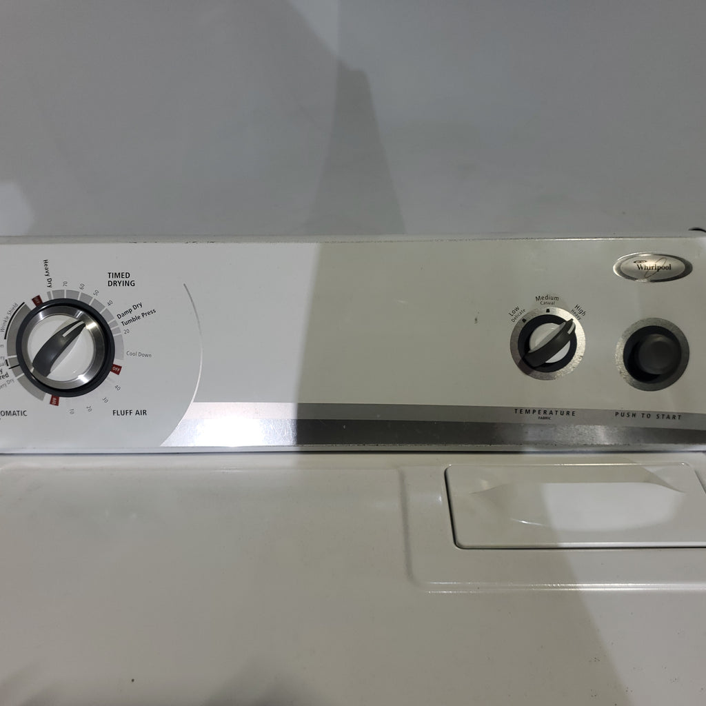 Pictures of Whirlpool White  6.5 Cu. Ft. 8-Cycle Super Capacity Electric Dryer - Certified Refurbished - Neu Appliance Outlet - Discount Appliance Outlet in Austin, Tx