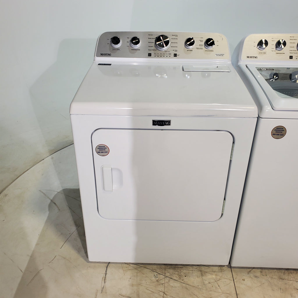 Pictures of Maytag 4.7 cu. ft. Top Load Washer with Power Agitator and 7.0 cu. ft. Electric Dryer with Steam - Scratch & Dent - Minor - Neu Appliance Outlet - Discount Appliance Outlet in Austin, Tx