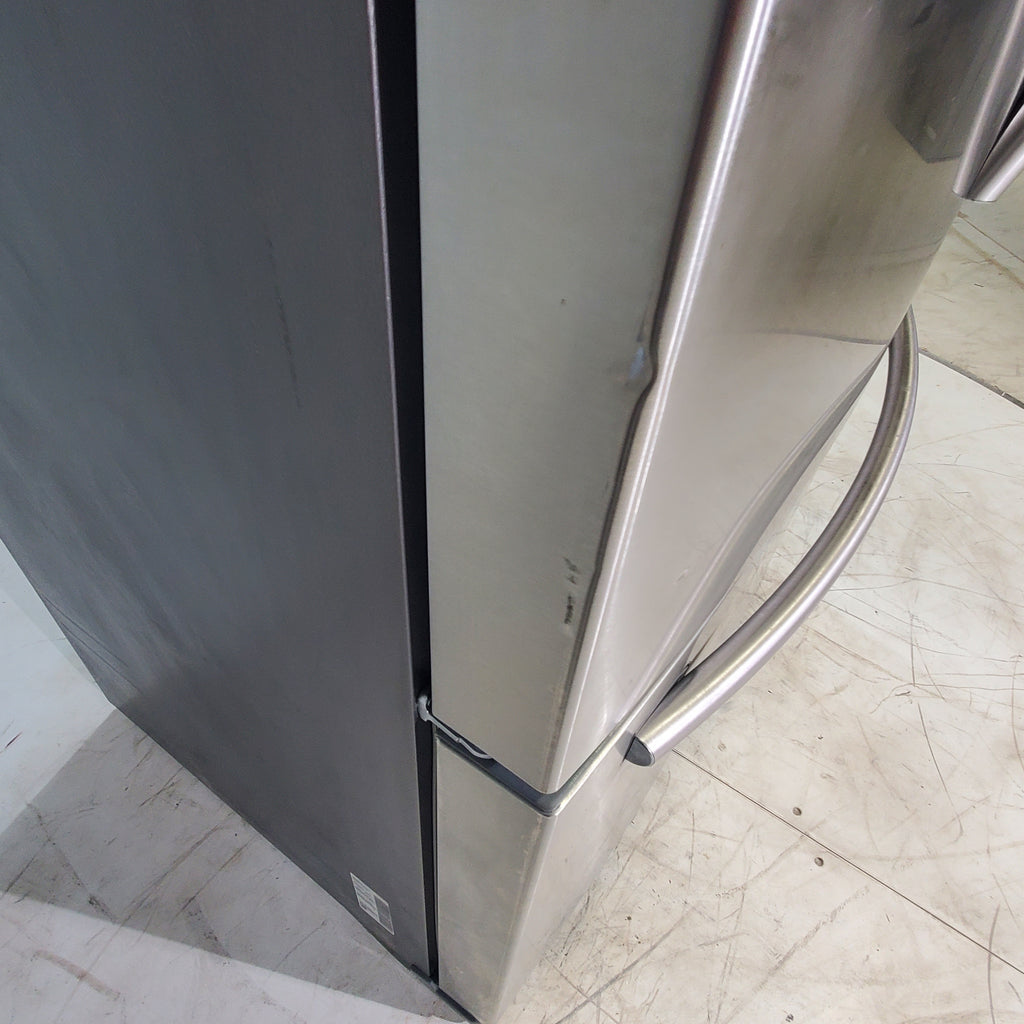 Pictures of Counter Depth Stainless Steel ENERGY STAR Samsung 22.5 cu. ft. 3 Door French Door Refrigerator with Dual Ice Maker  - Certified Refurbished - Neu Appliance Outlet - Discount Appliance Outlet in Austin, Tx