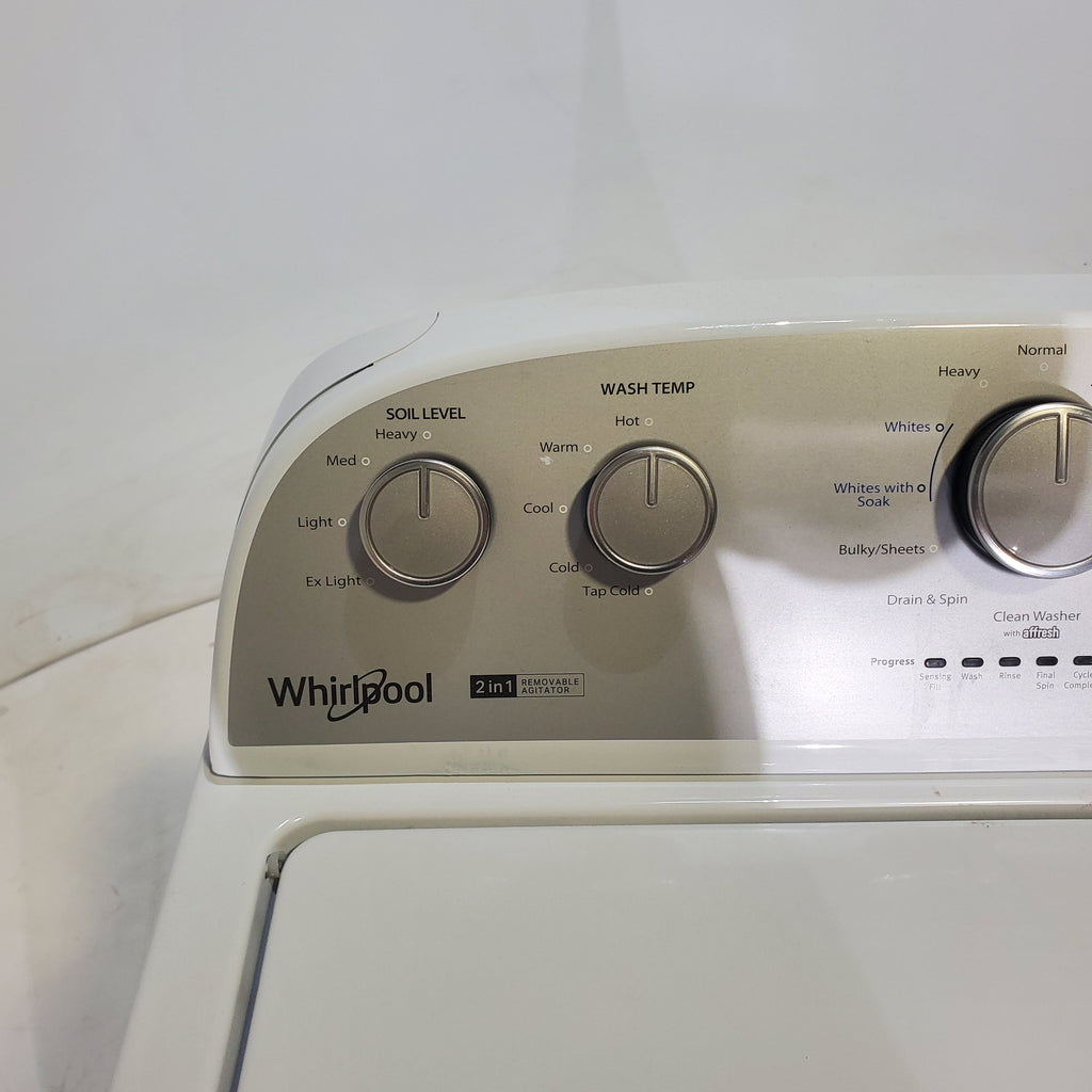 Pictures of Whirlpool 3.8-cu ft High Efficiency Impeller and Agitator Top-Load Washing Machine with Removable Agitator - Neu Appliance Outlet - Discount Appliance Outlet in Austin, Tx