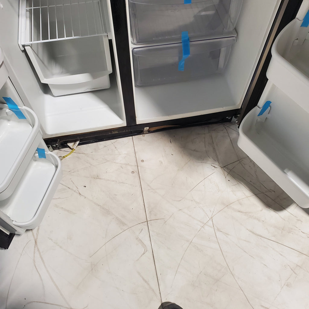 Pictures of Stainless Steel Frigidaire 25.6 cu. ft. Side by Side Refrigerator with External Water and Ice Dispenser - Certified Refurbished - Neu Appliance Outlet - Discount Appliance Outlet in Austin, Tx