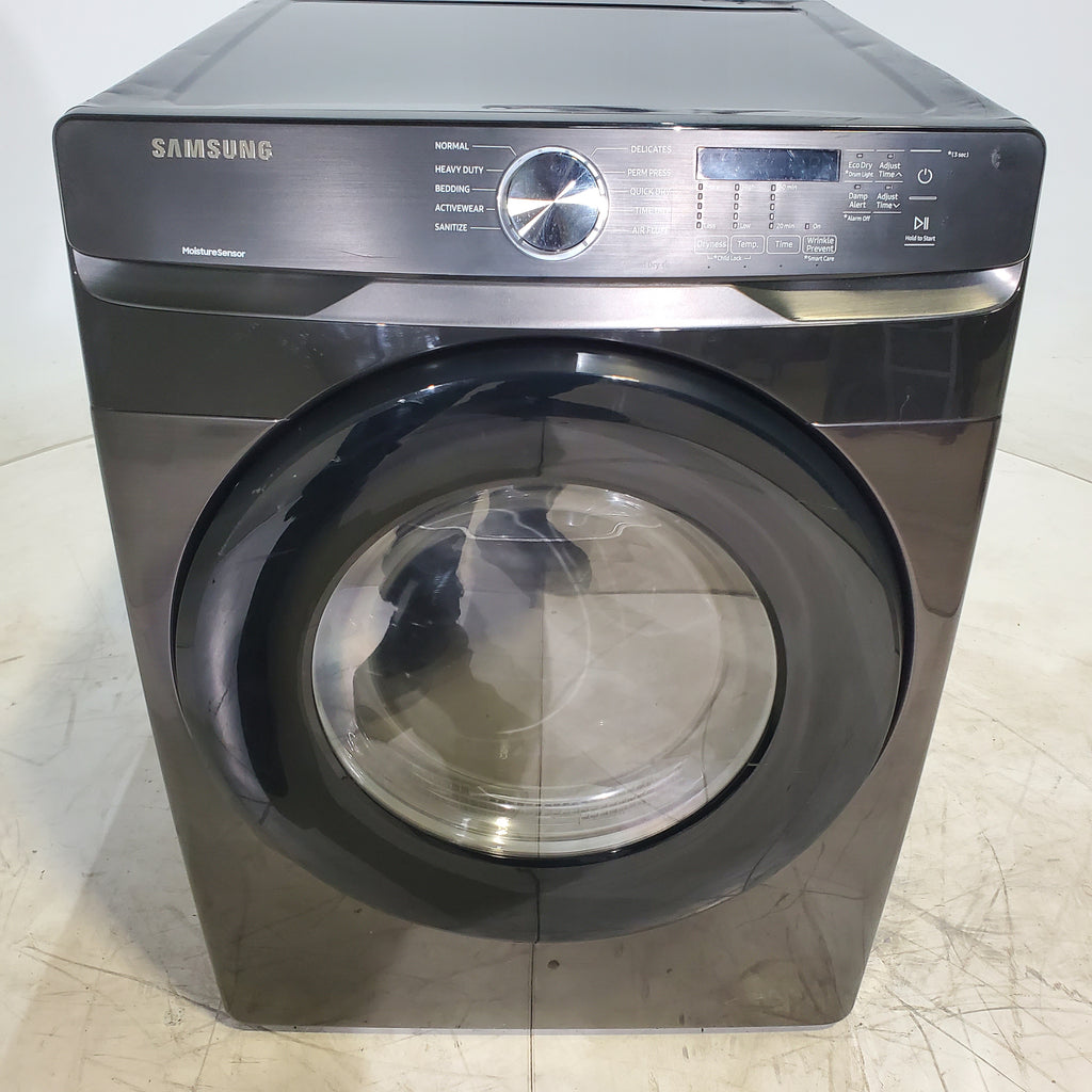 Pictures of Brushed Black Samsung 7.5 cu. ft. Gas Dryer with Sensor Dry - Scratch and Dent - Minor - Neu Appliance Outlet - Discount Appliance Outlet in Austin, Tx