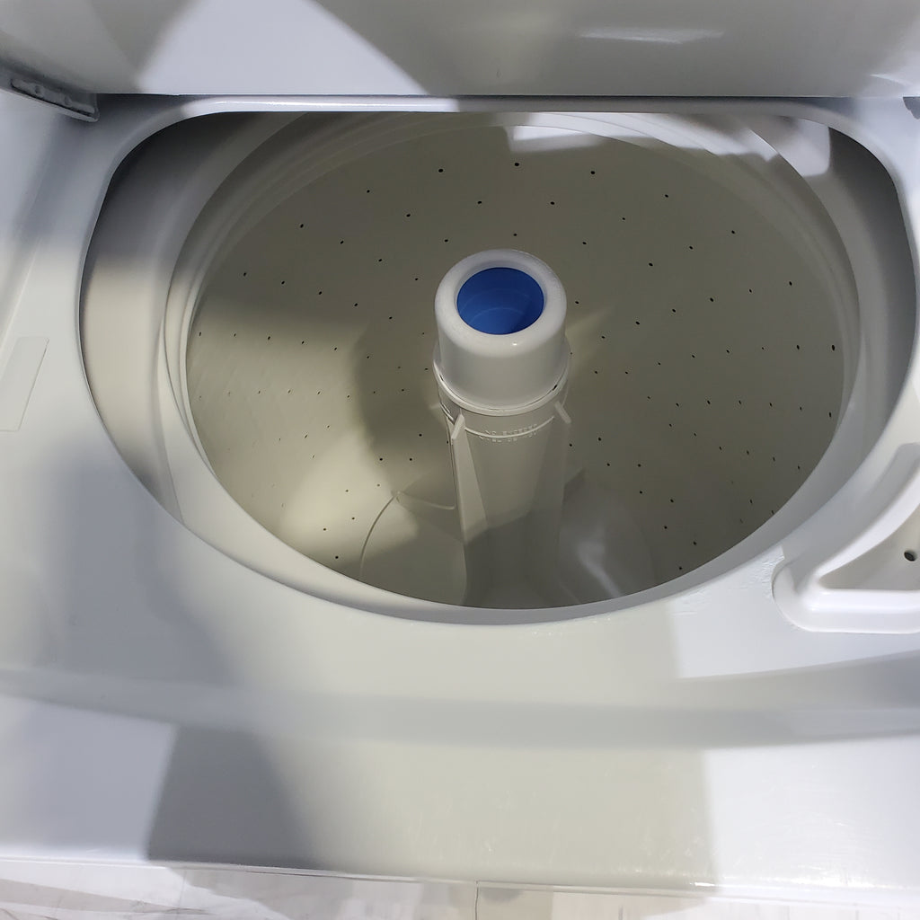 Pictures of GE 3.2 cu. ft. Washer and 5.9 cu. ft. Electric Dryer Laundry Center with Rotary- Electromagnetic Controls - Certified Refurbished - Neu Appliance Outlet - Discount Appliance Outlet in Austin, Tx