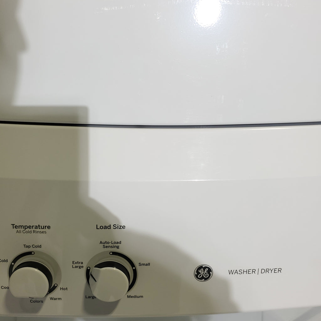 Pictures of GE 3.2 cu. ft. Washer and 5.9 cu. ft. Electric Dryer Laundry Center with Rotary- Electromagnetic Controls - Certified Refurbished - Neu Appliance Outlet - Discount Appliance Outlet in Austin, Tx