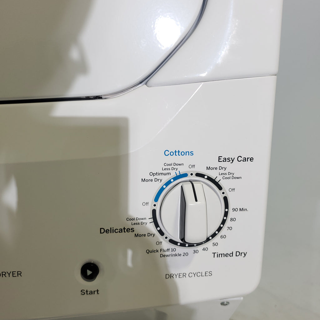 Pictures of GE 3.2 cu. ft. Washer and 5.9 cu. ft. Electric Dryer Laundry Center with Rotary- Electromagnetic Controls - Certified Refurbished - Neu Appliance Outlet - Discount Appliance Outlet in Austin, Tx