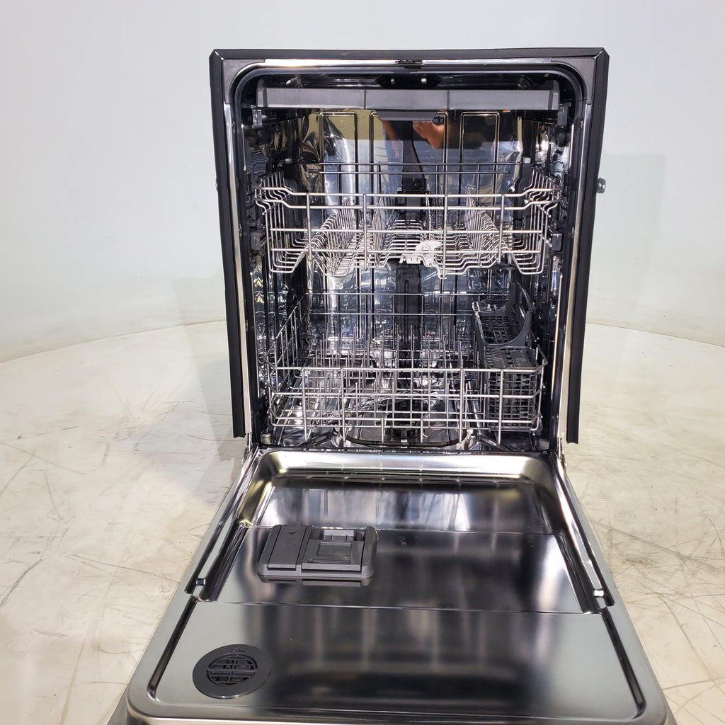 Pictures of Standard 24 in. Fingerprint Resistant Whirlpool Built In Dishwasher with 3rd Rack - Scratch & Dent - Minor - Neu Appliance Outlet - Discount Appliance Outlet in Austin, Tx