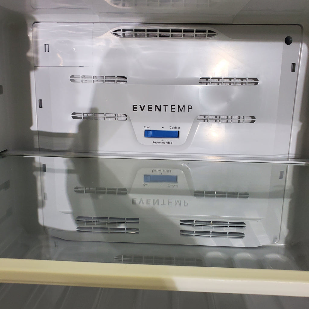 Pictures of 30 in. Wide EasyCare Stainless Steel Frigidaire 20.0 cu. ft. Top Freezer Refrigerator with EvepTemp Cooling System - Certified Refurbished - Neu Appliance Outlet - Discount Appliance Outlet in Austin, Tx