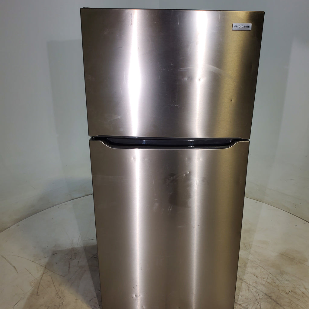 Pictures of 30 in. Wide EasyCare Stainless Steel Frigidaire 20.0 cu. ft. Top Freezer Refrigerator with EvepTemp Cooling System - Certified Refurbished - Neu Appliance Outlet - Discount Appliance Outlet in Austin, Tx