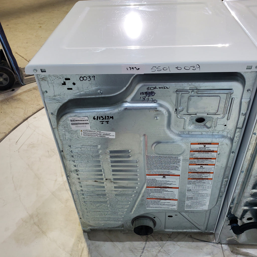 Pictures of Whirlpool ENERGY STAR 4.5 Cu. Ft. Front Load Washer with Quick Wash Cycle and 7.4 Cu. Ft. ENERGY STAR Electric Wrinkle Shield Dryer with Advanced Moisture Sensing - Scratch and Dent - Minor - Neu Appliance Outlet - Discount Appliance Outlet in Austin, Tx
