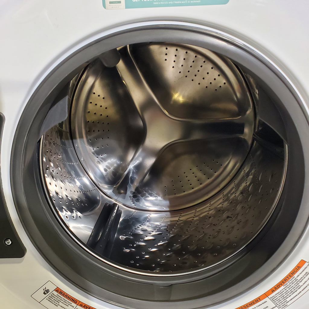 Pictures of Whirlpool ENERGY STAR 4.5 Cu. Ft. Front Load Washer with Quick Wash Cycle and 7.4 Cu. Ft. ENERGY STAR Electric Wrinkle Shield Dryer with Advanced Moisture Sensing - Scratch and Dent - Minor - Neu Appliance Outlet - Discount Appliance Outlet in Austin, Tx