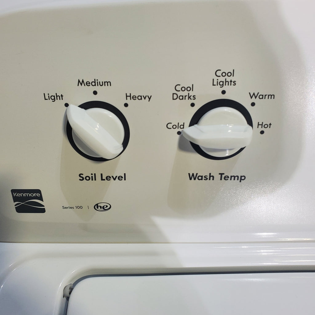 Pictures of HE Kenmore 3.3 cu ft Top Load Washer with Center Agitator and Amana 6.5 cu. ft. Electric Dryer with Automatic Cycles - Certified Refurbished - Neu Appliance Outlet - Discount Appliance Outlet in Austin, Tx