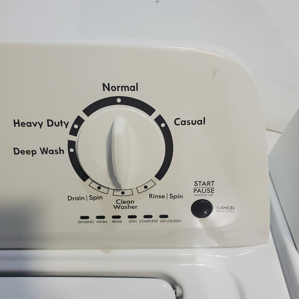 Pictures of HE Kenmore 3.3 cu ft Top Load Washer with Center Agitator and Amana 6.5 cu. ft. Electric Dryer with Automatic Cycles - Certified Refurbished - Neu Appliance Outlet - Discount Appliance Outlet in Austin, Tx