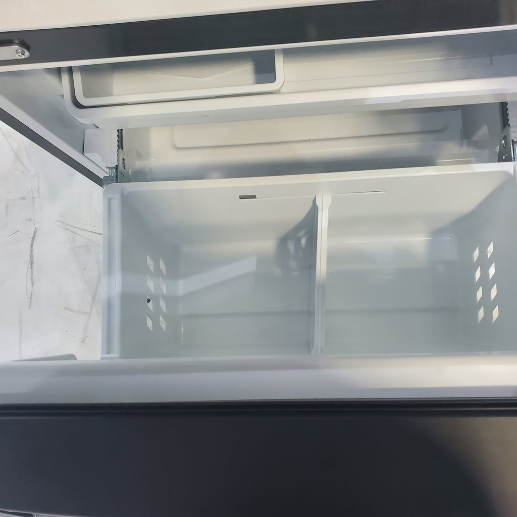 Pictures of 33' Wide GE ENERGY STAR® 18.6 Cu. Ft. Counter-Depth French-Door Refrigerator - Scratch and Dent - Minor - Neu Appliance Outlet - Discount Appliance Outlet in Austin, Tx