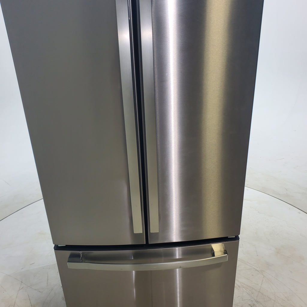 Pictures of 33' Wide GE ENERGY STAR® 18.6 Cu. Ft. Counter-Depth French-Door Refrigerator - Scratch and Dent - Minor - Neu Appliance Outlet - Discount Appliance Outlet in Austin, Tx