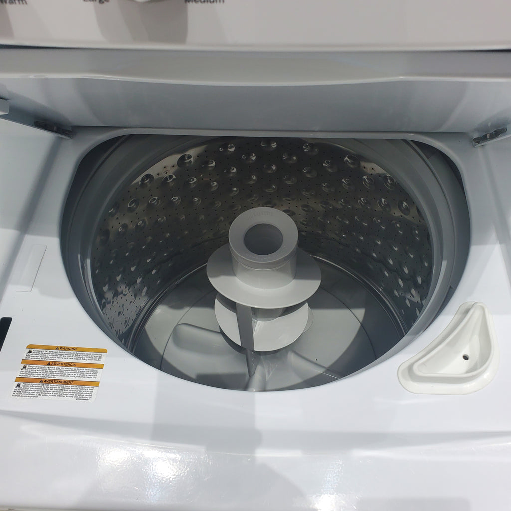 Pictures of GE 3.8 cu. ft. Laundry Center Washer and 5.9 cu. ft. Electric Dryer with Electro-Mechanical Rotary Dial Controls - Certified Refurbished - Neu Appliance Outlet - Discount Appliance Outlet in Austin, Tx