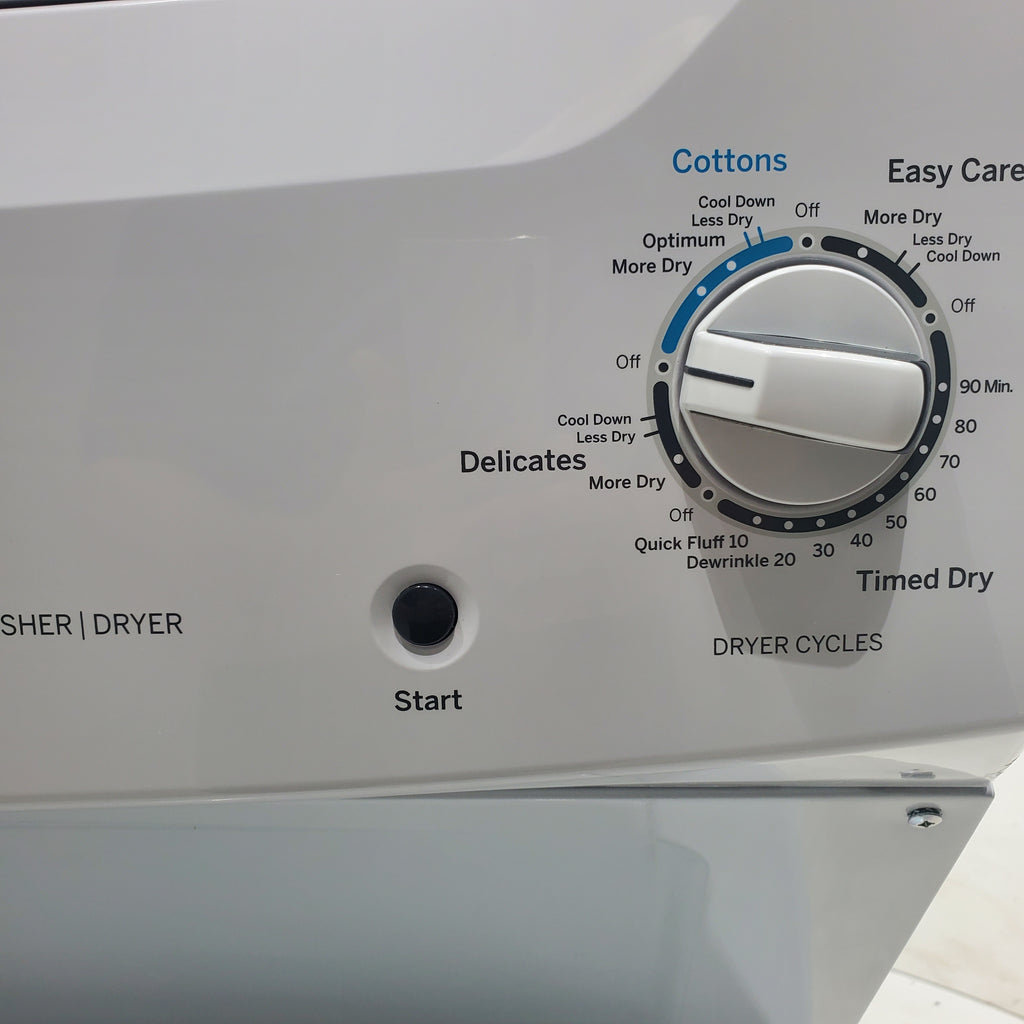 Pictures of GE 3.8 cu. ft. Laundry Center Washer and 5.9 cu. ft. Electric Dryer with Electro-Mechanical Rotary Dial Controls - Certified Refurbished - Neu Appliance Outlet - Discount Appliance Outlet in Austin, Tx