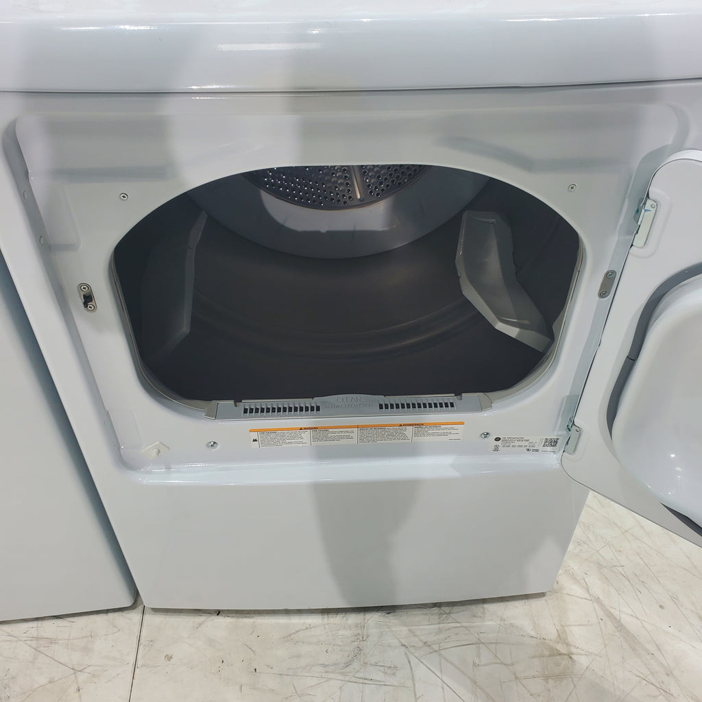 Pictures of ENERGY STAR GE  4.4 cu. ft. Top Load Washing Machine with Infusor Wash System and 7.2 cu. ft. Electric Dryer with HE Sensor Dry - Certified Refurbished - Neu Appliance Outlet - Discount Appliance Outlet in Austin, Tx