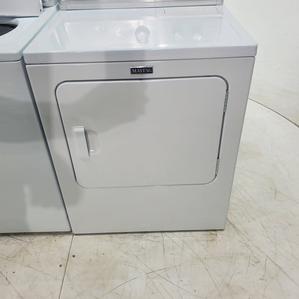 Pictures of *Manager Special* Maytag ENERGY STAR 3.8 cu ft Top-Load Washing Machine with Self-Clean Feature and 7.0 cu. ft. Electric Dryer with IntelliDry Sensor - Certified Refurbished - Neu Appliance Outlet - Discount Appliance Outlet in Austin, Tx