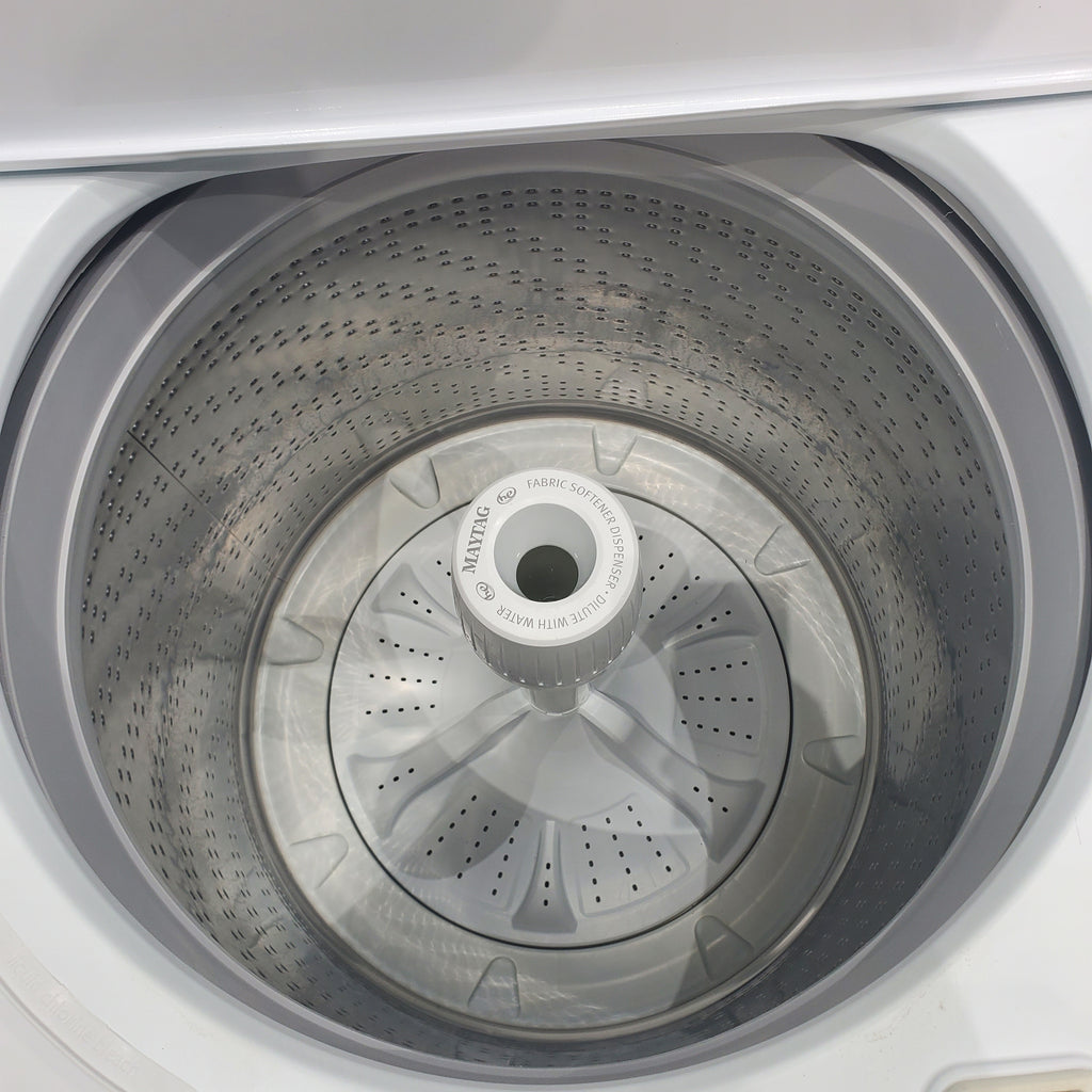 Pictures of *Manager Special* Maytag ENERGY STAR 3.8 cu ft Top-Load Washing Machine with Self-Clean Feature and 7.0 cu. ft. Electric Dryer with IntelliDry Sensor - Certified Refurbished - Neu Appliance Outlet - Discount Appliance Outlet in Austin, Tx