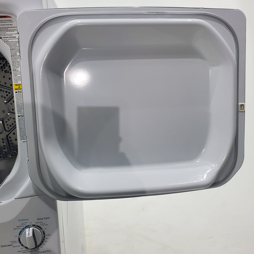 Pictures of GE 3.8 cu. ft. Laundry Center Washer and 5.9 cu. ft. Electric Dryer with Electro-Mechanical Rotary Dial Controls - Certified Refurbished - Neu Appliance Outlet - Discount Appliance Outlet in Austin, Tx