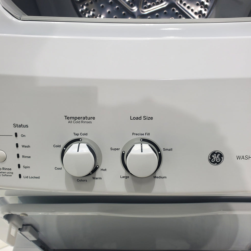 Pictures of GE 3.8 cu. ft. Laundry Center Washer and 5.9 cu. ft. Electric Dryer with Electro-Mechanical Rotary Dial Controls - Certified Refurbished - Neu Appliance Outlet - Discount Appliance Outlet in Austin, Tx