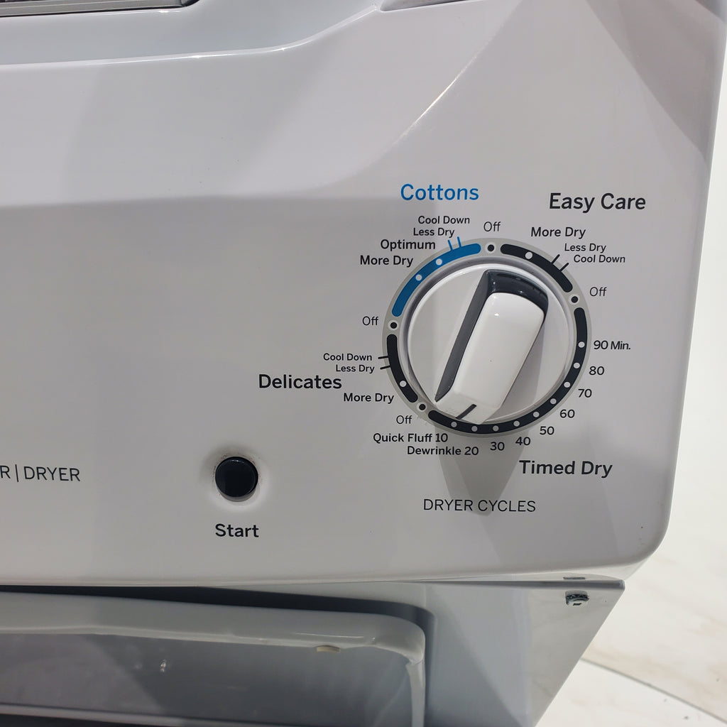 Pictures of GE 3.8 cu. ft. Laundry Center Washer and 5.9 cu. ft. Electric Dryer with Electro-Mechanical Rotary Dial Controls - Certified Refurbished - Neu Appliance Outlet - Discount Appliance Outlet in Austin, Tx