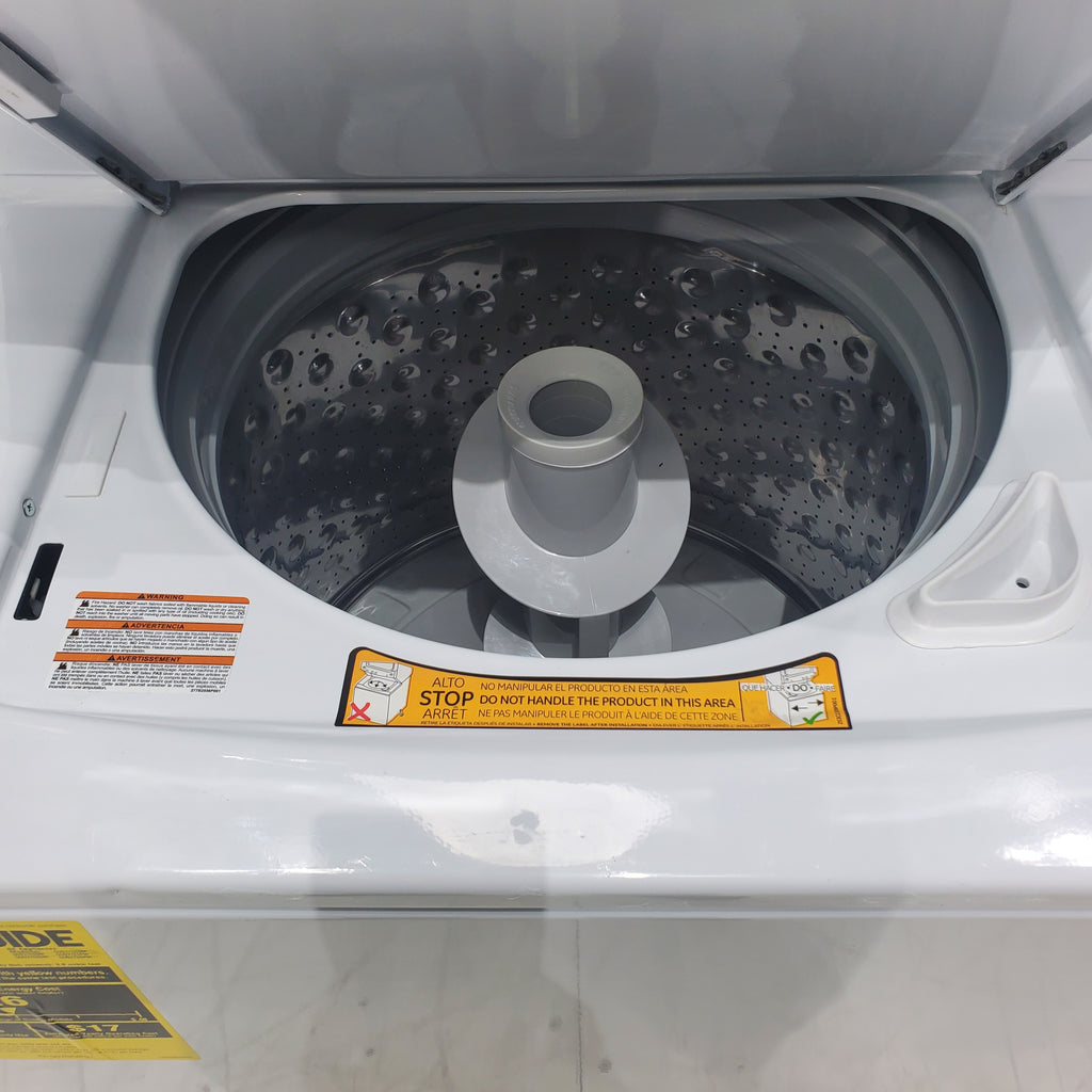 Pictures of GE 3.8 cu. ft. Laundry Center Washer and 5.9 cu. ft. Electric Dryer with Electro-Mechanical Rotary Dial Controls - Certified Refurbished - Neu Appliance Outlet - Discount Appliance Outlet in Austin, Tx