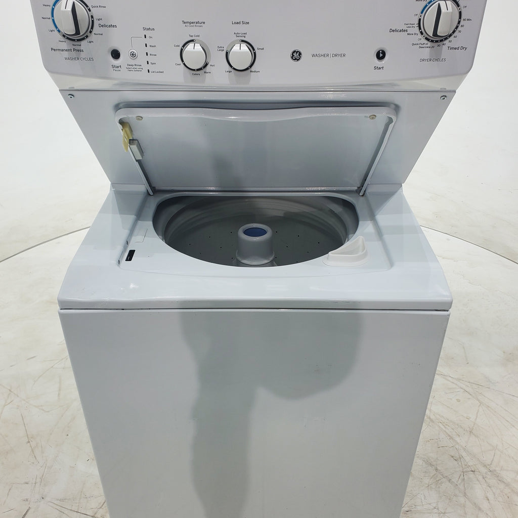 Pictures of GE 3.2 cu. ft. Washer and 5.9 cu. ft. Electric Dryer Laundry Center with Rotary- Electromagnetic Controls - Certified Refurbished - Neu Appliance Outlet - Discount Appliance Outlet in Austin, Tx