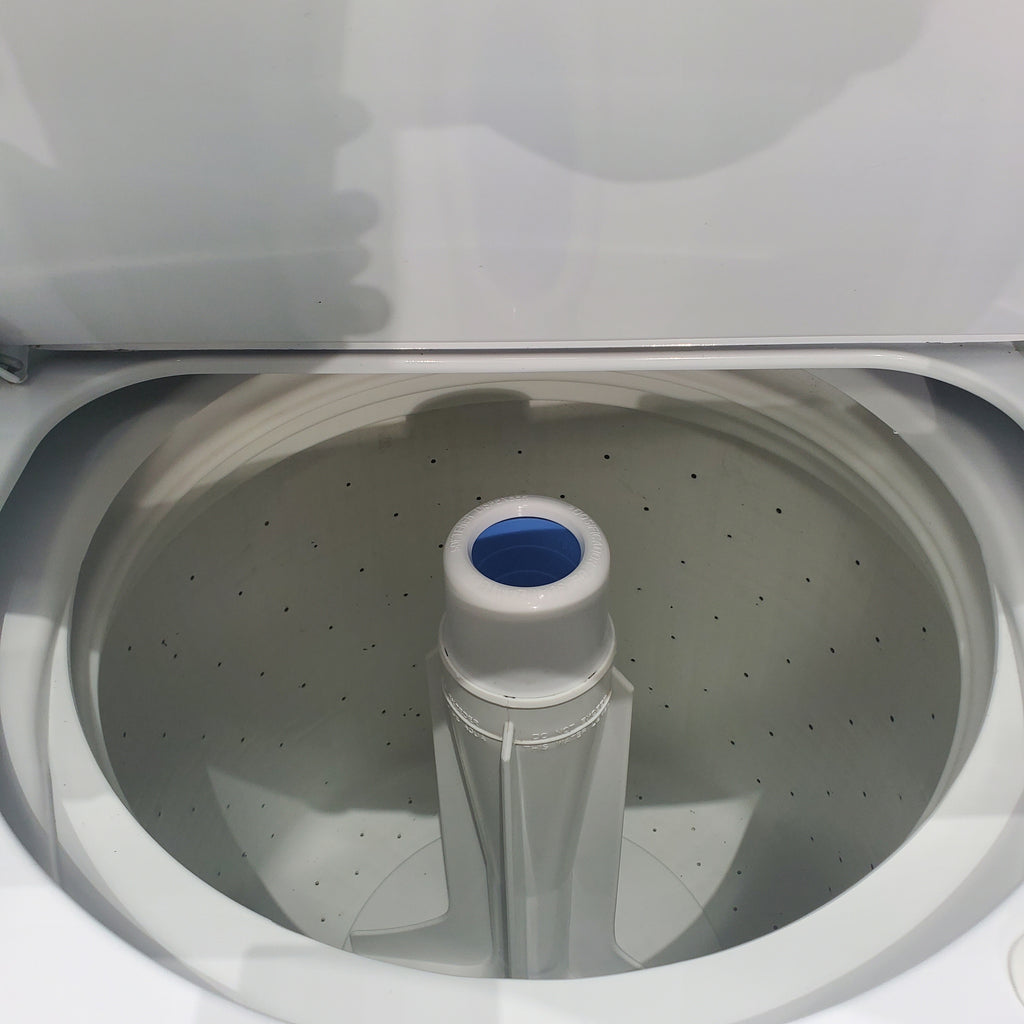 Pictures of GE 3.2 cu. ft. Washer and 5.9 cu. ft. Electric Dryer Laundry Center with Rotary- Electromagnetic Controls - Certified Refurbished - Neu Appliance Outlet - Discount Appliance Outlet in Austin, Tx