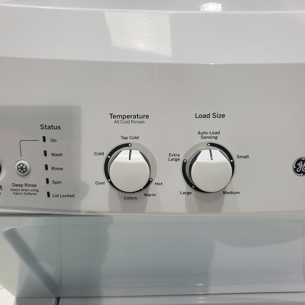 Pictures of GE 3.2 cu. ft. Washer and 5.9 cu. ft. Electric Dryer Laundry Center with Rotary- Electromagnetic Controls - Certified Refurbished - Neu Appliance Outlet - Discount Appliance Outlet in Austin, Tx