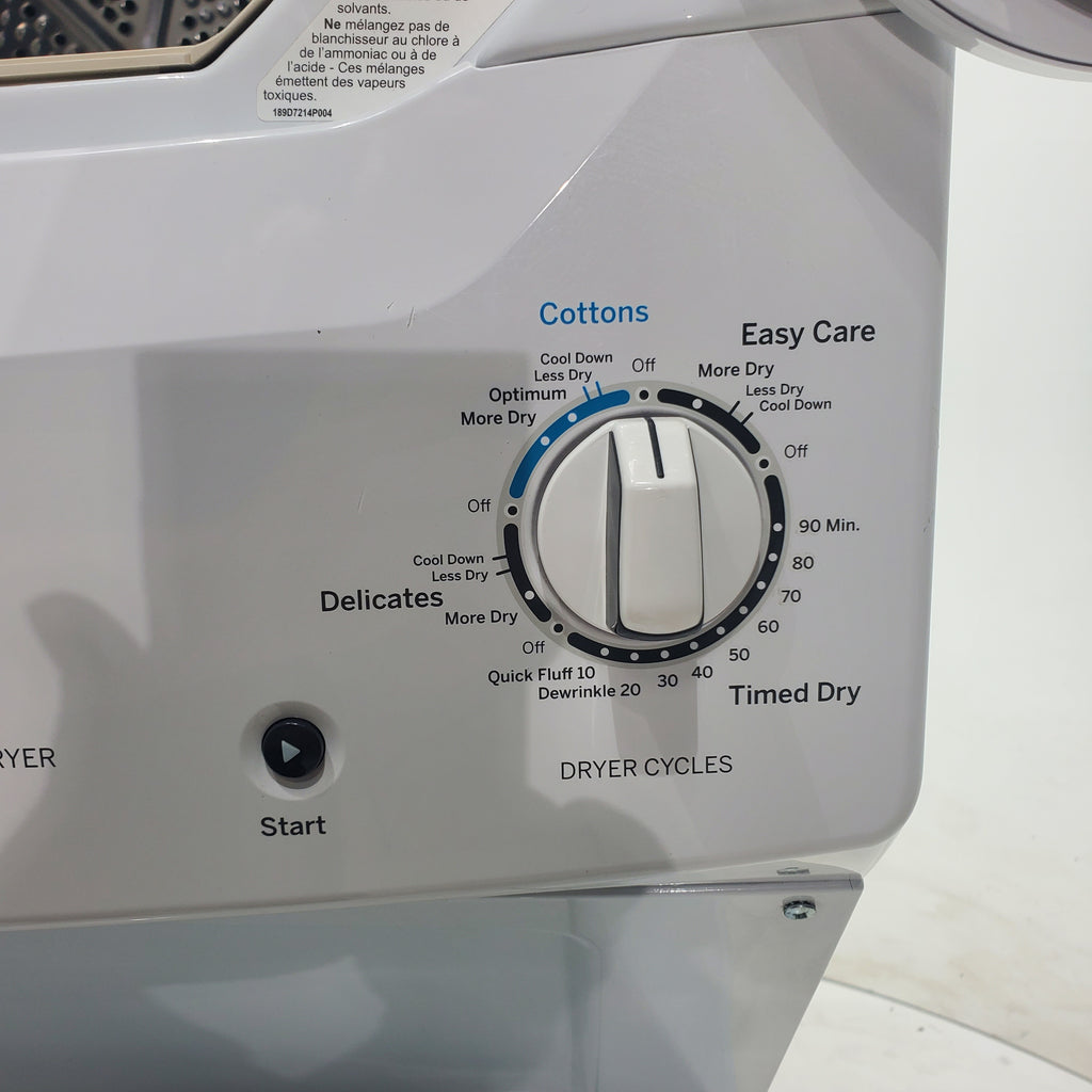 Pictures of GE 3.2 cu. ft. Washer and 5.9 cu. ft. Electric Dryer Laundry Center with Rotary- Electromagnetic Controls - Certified Refurbished - Neu Appliance Outlet - Discount Appliance Outlet in Austin, Tx