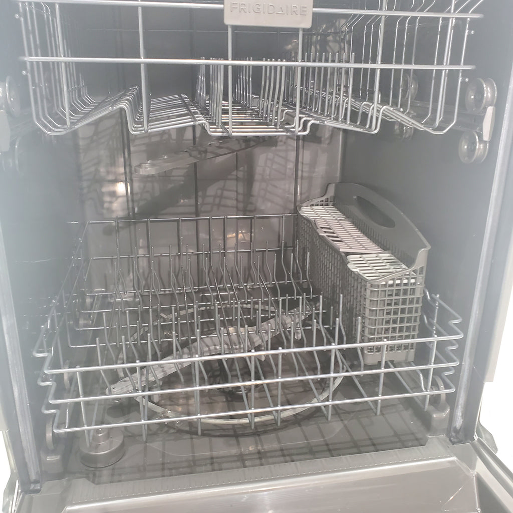 Pictures of 24 in. White Steel ENERGY STAR Frigidaire Top Control Built In Dishwasher with Three Spray Arms - Scratch & Dent - Minor - Neu Appliance Outlet - Discount Appliance Outlet in Austin, Tx