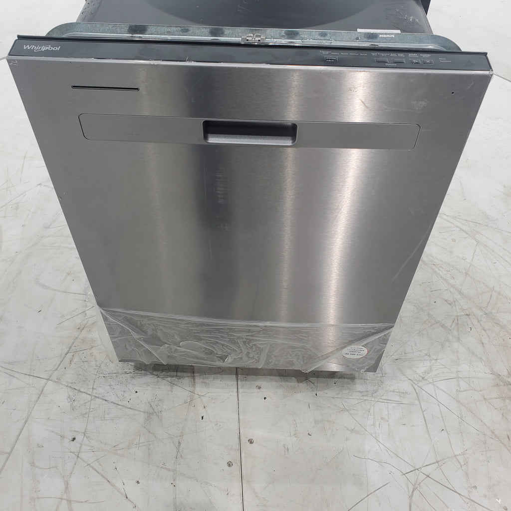 Pictures of 24 in. Fingerprint Resistant Stainless Steel Whirlpool Built In Dishwasher with 55 dBA - Scratch & Dent - Minor - Neu Appliance Outlet - Discount Appliance Outlet in Austin, Tx