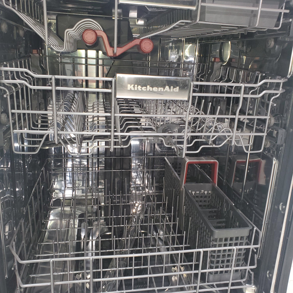 Pictures of Kitchenaid 39 DBA Dishwasher In PrintShield™ Finish With Third Level Utensil Rack - Scratch and Dent - Minor - Neu Appliance Outlet - Discount Appliance Outlet in Austin, Tx