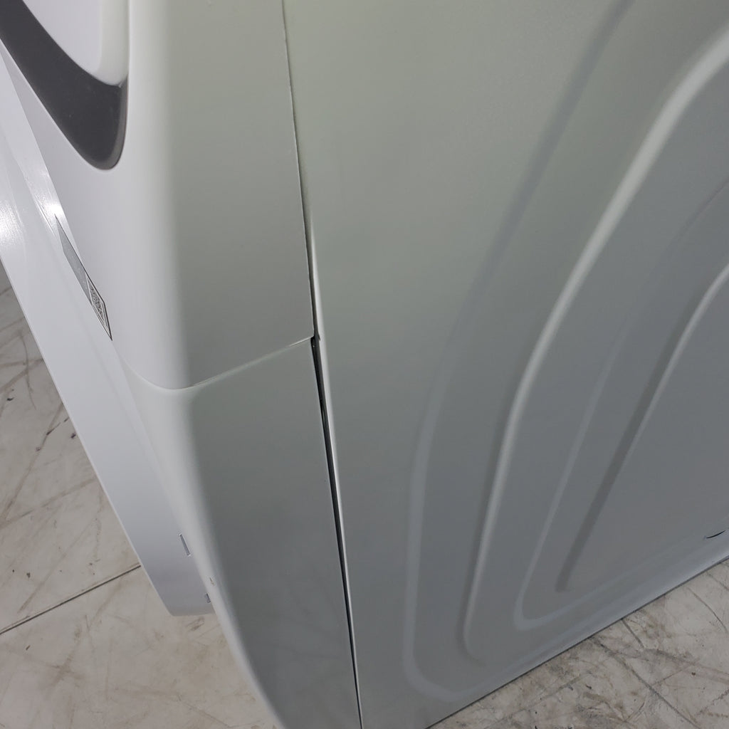 Pictures of White Samsung 7.5 cu. ft. Front Load Electric Dryer with Smart Care - Scratch and Dent - Minor - Neu Appliance Outlet - Discount Appliance Outlet in Austin, Tx