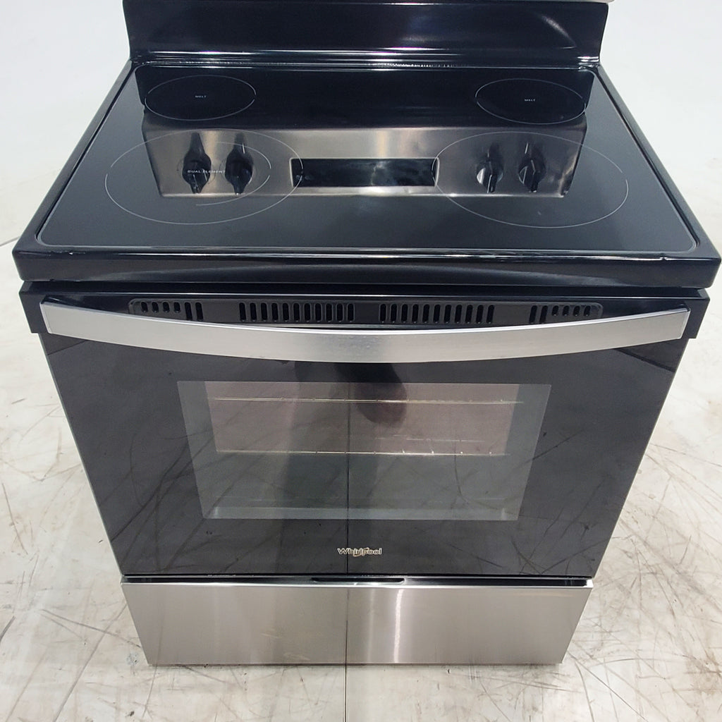 Pictures of Whirlpool Stainless Steel 5.3 cu ft Electric Range with 4 Radiant Elements and a Dual Element - Certified Refurbished - Neu Appliance Outlet - Discount Appliance Outlet in Austin, Tx