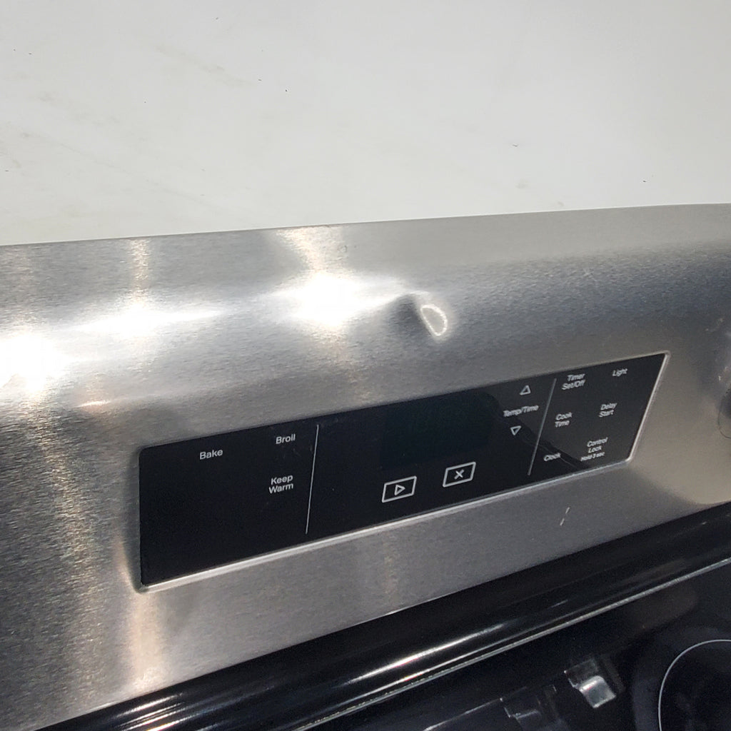 Pictures of Whirlpool Stainless Steel 5.3 cu ft Electric Range with 4 Radiant Elements and a Dual Element - Certified Refurbished - Neu Appliance Outlet - Discount Appliance Outlet in Austin, Tx