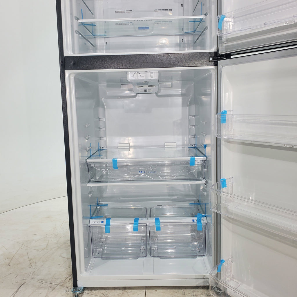 Pictures of 30" Wide EasyCare Stainless Steel Frigidaire 20.0 cu. ft. Top Freezer Refrigerator with EvepTemp Cooling System - Certified Refurbished - Neu Appliance Outlet - Discount Appliance Outlet in Austin, Tx