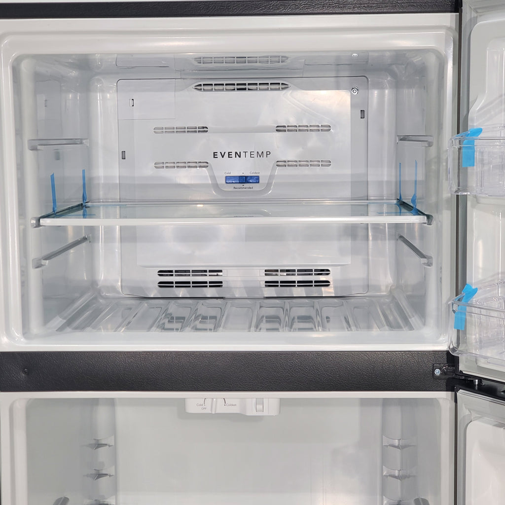 Pictures of 30" Wide EasyCare Stainless Steel Frigidaire 20.0 cu. ft. Top Freezer Refrigerator with EvepTemp Cooling System - Certified Refurbished - Neu Appliance Outlet - Discount Appliance Outlet in Austin, Tx