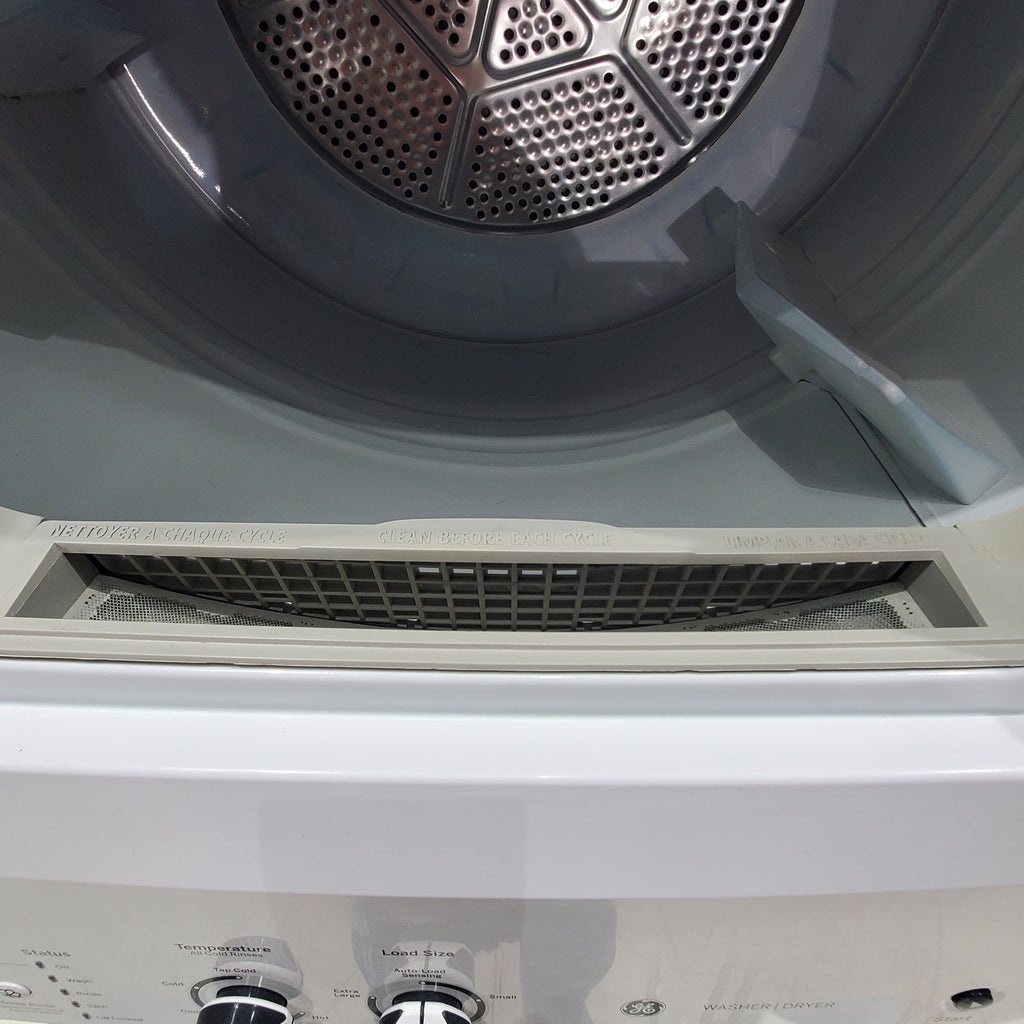 Pictures of GE 3.2 cu. ft. Washer and 5.9 cu. ft. Electric Dryer Laundry Center with Rotary- Electromagnetic Controls - Certified Refurbished - Neu Appliance Outlet - Discount Appliance Outlet in Austin, Tx