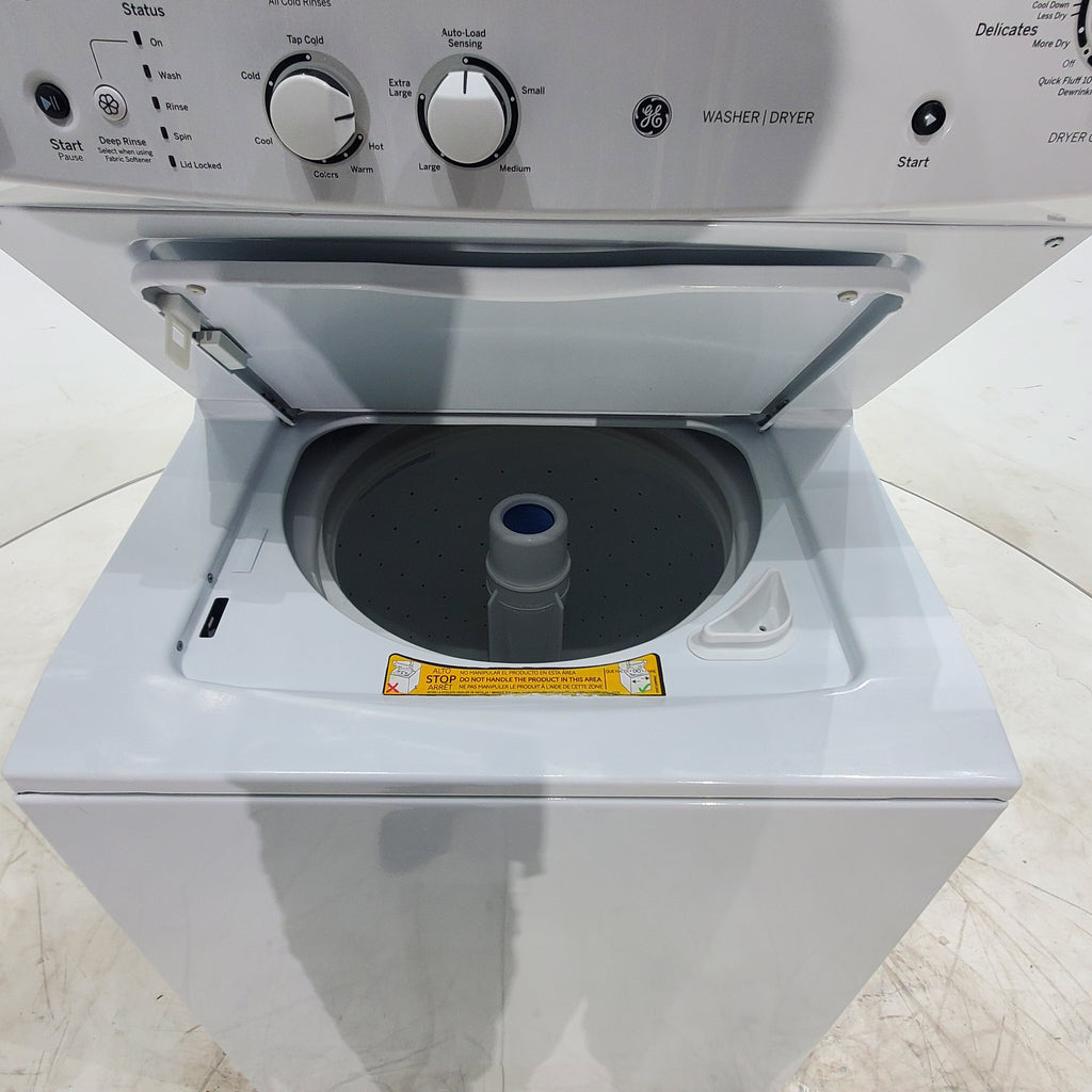 Pictures of GE 3.2 cu. ft. Washer and 5.9 cu. ft. Electric Dryer Laundry Center with Rotary- Electromagnetic Controls - Certified Refurbished - Neu Appliance Outlet - Discount Appliance Outlet in Austin, Tx