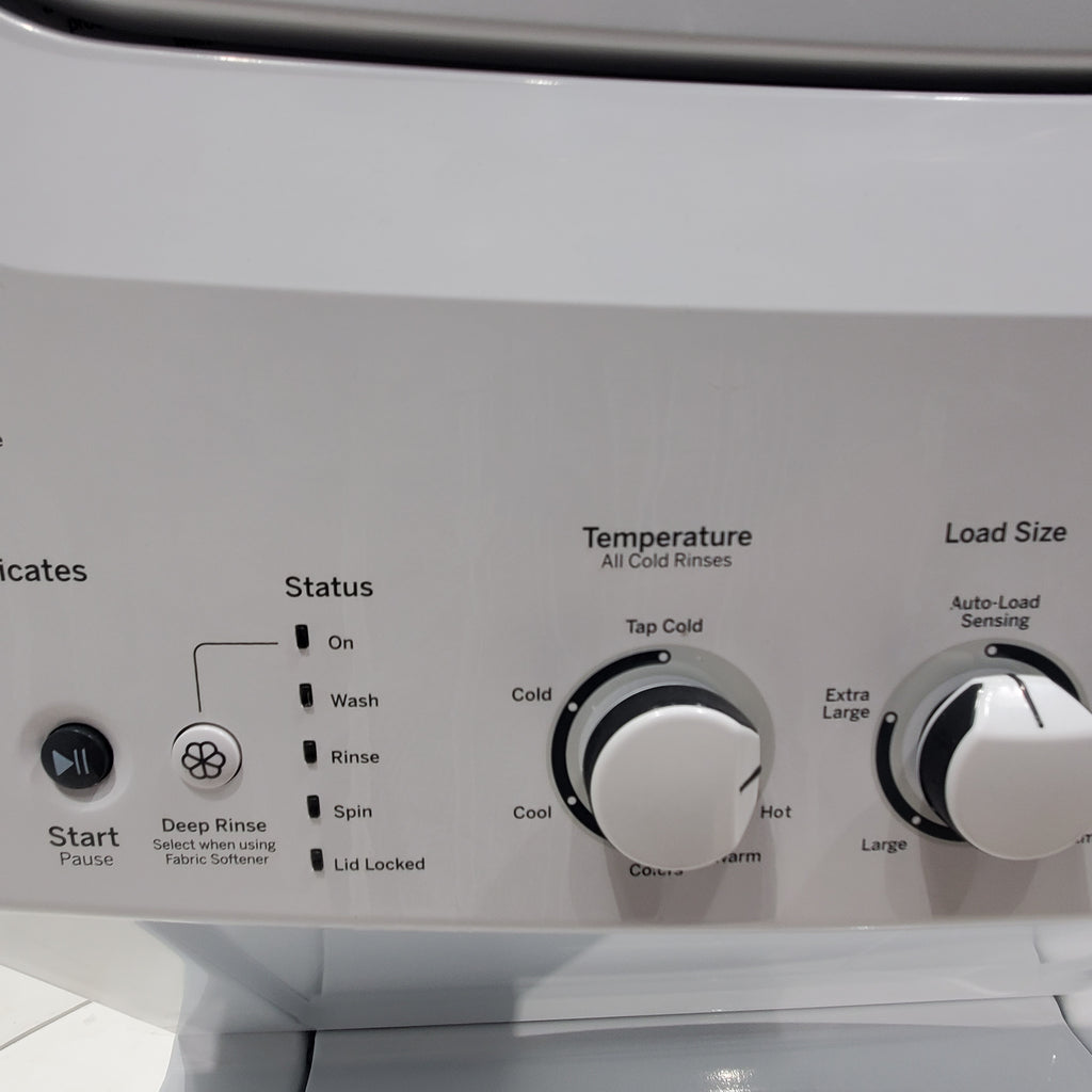 Pictures of GE 3.2 cu. ft. Washer and 5.9 cu. ft. Electric Dryer Laundry Center with Rotary- Electromagnetic Controls - Certified Refurbished - Neu Appliance Outlet - Discount Appliance Outlet in Austin, Tx