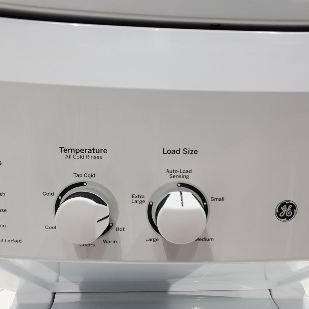 Pictures of GE 3.2 cu. ft. Washer and 5.9 cu. ft. Electric Dryer Laundry Center with Rotary- Electromagnetic Controls - Certified Refurbished - Neu Appliance Outlet - Discount Appliance Outlet in Austin, Tx