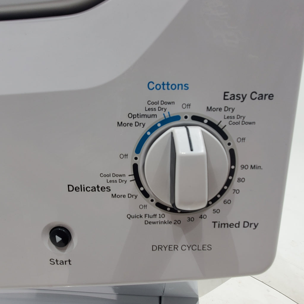 Pictures of GE 3.2 cu. ft. Washer and 5.9 cu. ft. Electric Dryer Laundry Center with Rotary- Electromagnetic Controls - Certified Refurbished - Neu Appliance Outlet - Discount Appliance Outlet in Austin, Tx