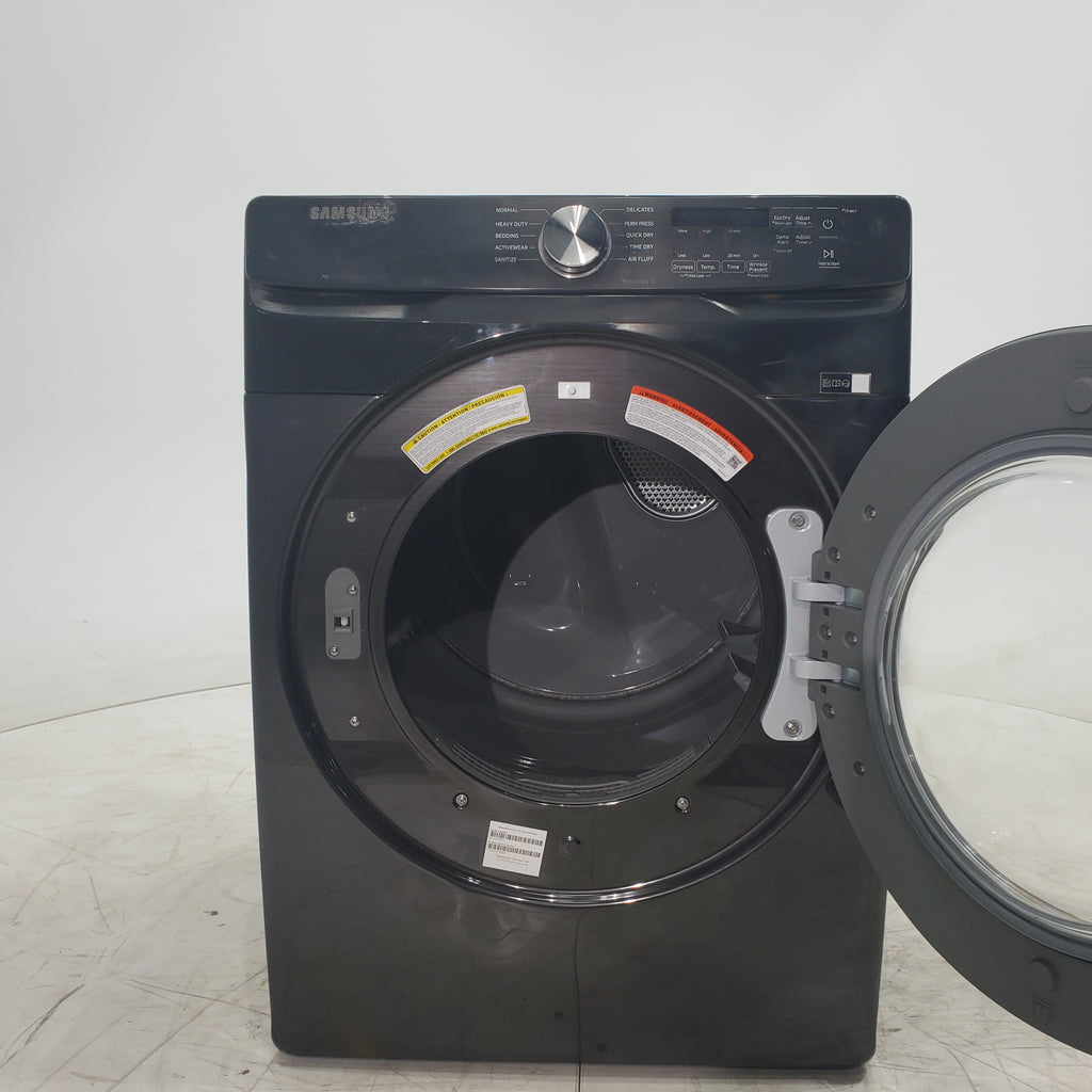 Pictures of Brushed Black Samsung 7.5 cu. ft. Frontload Electric Dryer with Sensor Dry - Scratch & Dent - Moderate - Neu Appliance Outlet - Discount Appliance Outlet in Austin, Tx