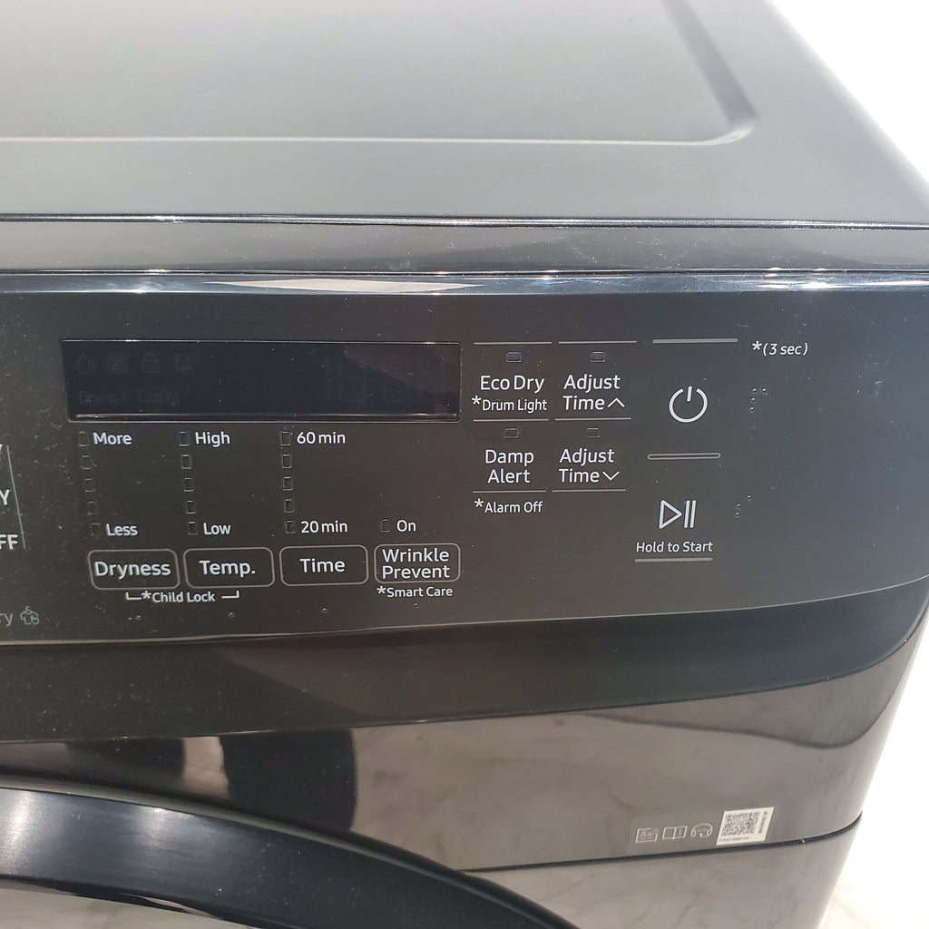 Pictures of Brushed Black Samsung 7.5 cu. ft. Frontload Electric Dryer with Sensor Dry - Scratch & Dent - Minor - Neu Appliance Outlet - Discount Appliance Outlet in Austin, Tx